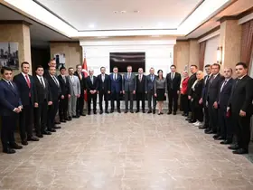 Kaymakamlara veda yemeği
