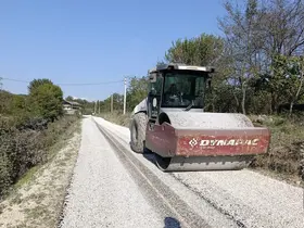 Kaymakçı ile Çalılık köyleri arasındaki yola soğuk asfalt
