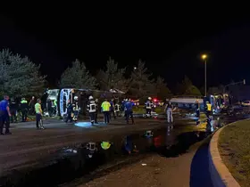 Kayseri’de feci kaza: Yolcu otobüsü ile yakıt tankeri taşıyan tır çarpıştı: Yaklaşık 30 yaralı
