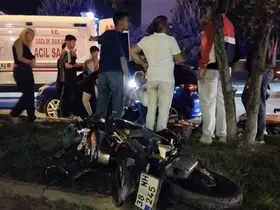 Kayseri’de otomobille motosiklet çarpıştı: 1 yaralı
