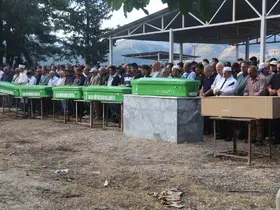 Kazada ölen 7 kişiye duygu dolu veda
