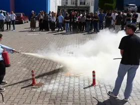 KBÜ Tıp Fakültesinde deprem ve yangın tatbikatı
