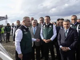 Kelkit Çamur Barajı’nda su tutma işlemi başladı
