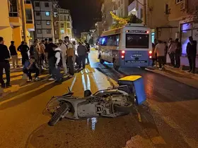 Keşan’da motosiklet yayaya çarptı: 2 yaralı
