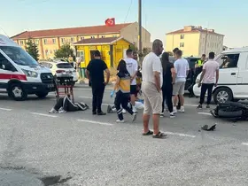 Keşan’da otomobil ile motosiklet çarpıştı: 2 yaralı
