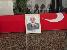 Kıbrıs Gazisi Müderrisoğlu son yolculuğuna törenle uğurlandı
