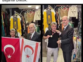 Kıbrıs Maratonu öncesi Bursalı Veteran atlete anlamlı ziyaret

