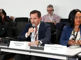 Kılca, Karatay’ın sürdürülebilir kalkınma çalışmalarını dünya zirvesinde anlattı