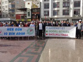 Kilis’te sağlıklı yaşam için farkındalık yürüyüşü düzenlendi
