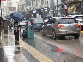 Kilis’te yağış etkili oluyor
