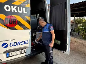 Kırıkkale’de okul servislerine sıkı denetim
