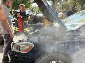 Kırklareli’nde otomobilden yükselen dumanlar paniğe sebep oldu
