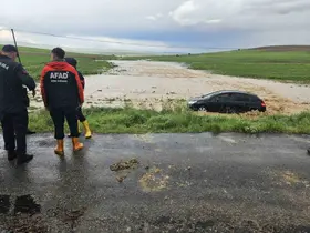 Kırşehir’de sağanak sele neden oldu
