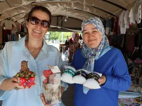 Kırşehirli kadınlar el emeği ürünlerini kazanca dönüştürüyor

