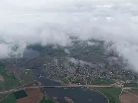 Kızılırmak Vadisi’nde sis bulutları görsel şölen oluşturdu
