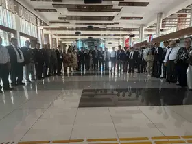 Kocaseyit Havalimanı’nda gazi ve yakınları onuruna program düzenlendi
