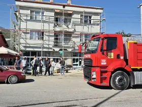 Konya’da apartmanda korkutan anlar! Ustalar müdahale etti