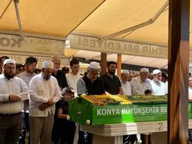 Konya’da cinayete kurban giden kuyumcu Sami Ayaz’a acı veda