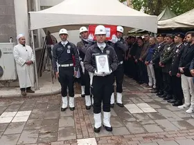 Konya Emniyeti yasta! Başkomiser Özbal toprağa verildi