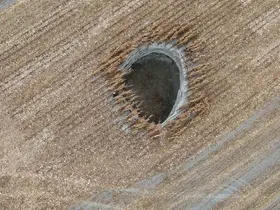 Konya’da mısır tarlasında yeni obruk
