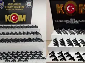 Konya’da organize suç operasyonu: Cephanelik çıktı!