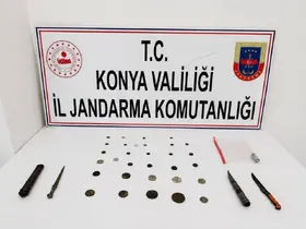 Konya'da tarihi eser operasyonu