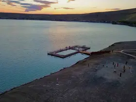 Konya’nın doğal plajlarından Acıgöl ilgi çekiyor