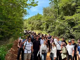 Körfez’de gençler doğa yürüyüşünde buluştu
