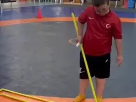 Körfez’de özel çocuklara özel spor çalışmaları
