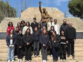 Köşklü öğrenciler şehitleri unutmadı
