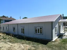 Köy okulu depreme karşı yenilendi
