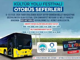 Kültür Yolu Festivali’ne özel ulaşım hizmeti
