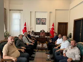 Kuluncak Belediye Başkanı Cengiz’den Kaymakam Bayguş’a ziyaret
