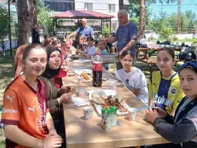 Kumru’da Kur’an kursu öğrencileri piknikte buluştu
