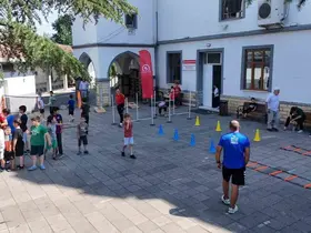 Kur’an kursu öğrencileri sporla buluştu
