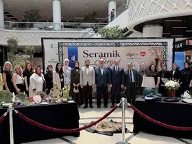 Kursiyerlerin seramik ürünleri görücüye çıktı
