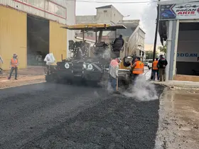 KÜSGET’te yollar yenileniyor
