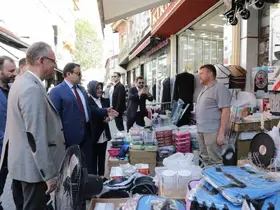 Kütahya Saman Pazarı’nda Sokak Sağlıklaştırma Projesi için inceleme
