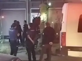 Kütahya’da beyaz eşya servisinde yangın
