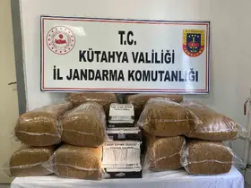 Kütahya’da jandarmadan kaçakçılık operasyonu
