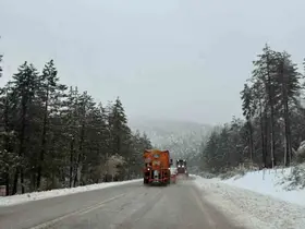 Kütahya’nın yüksek kesimlerinde kar kalınlığı 60 santimetreye ulaştı
