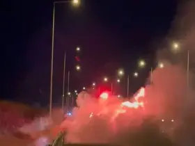 Kuzey Marmara Otoyolu’nda seyir halindeki otomobil alev alev yandı
