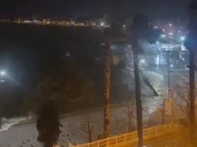 Lodos denizi taşırdı, dalgalar yükseldi

