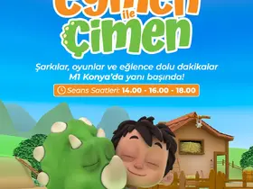M1 Konya AVM, Eymen İle Çimen’i çocuklarla buluşturuyor

