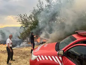 Malatya’da besi tesisinde yangın

