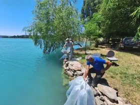 Manavgat’ta 400 bin balık yavrusu baraj gölünde bırakıldı
