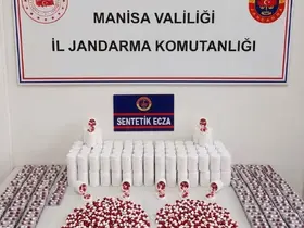 Manisa’da 11 bin 214 adet sentetik hap ele geçirildi
