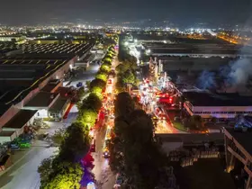 Manisa’daki fabrika yangını kontrol altına alındı
