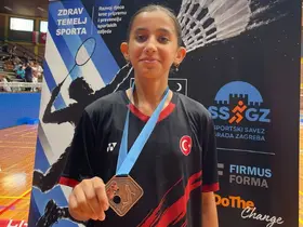 Manisalı Irmak, Hırvatistan’da kürsüye çıktı
