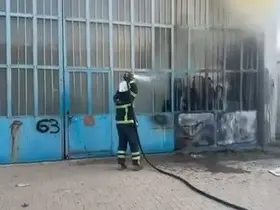 Marangozlar Sanayi Bölgesinde iş yerinde yangın
